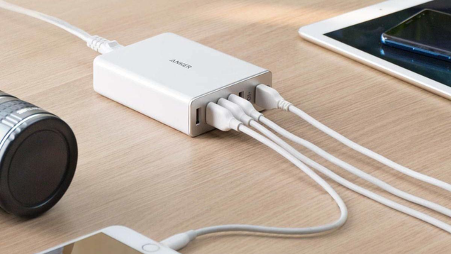 Anker 6-Port USB Charging Hub With Quick Charge 3.0 | $23 | Amazon | Promo code ANKERPW6